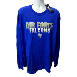 NWT United States Air Force Falcons NCAA~ Gear for Sports T Shirt Adult XXL Blue